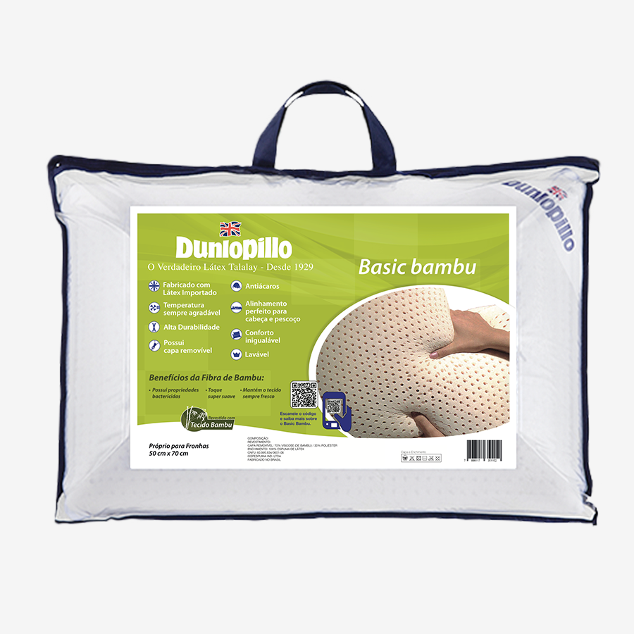 DUNLOPILLO Travesseiro Basic Bambu