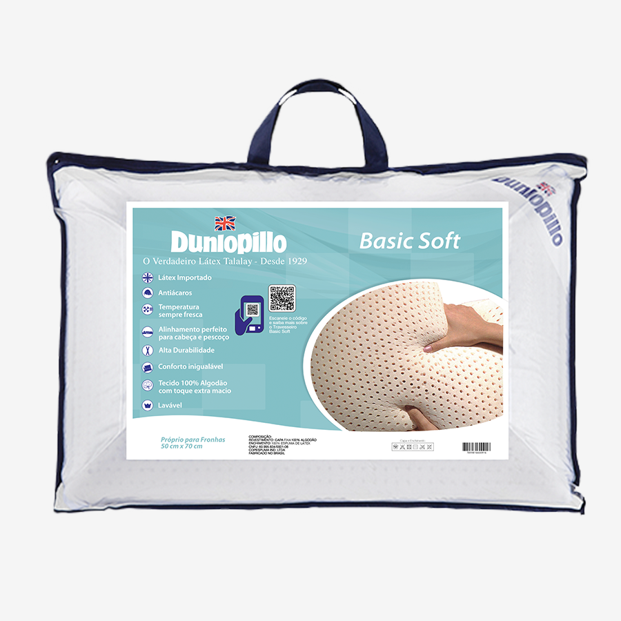 DUNLOPILLO Travesseiro Basic Soft